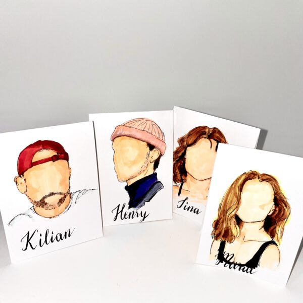 Sitzplatzkarten Hochzeit