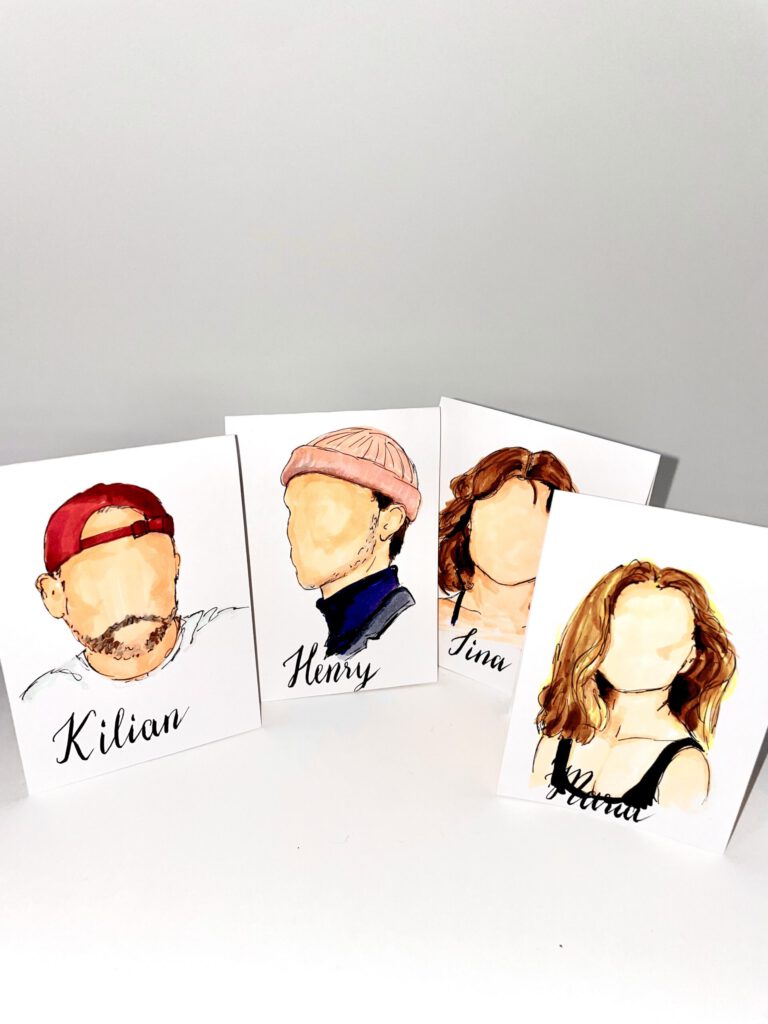 Sitzplatzkarten Hochzeit