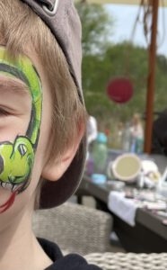 Kinderschminken Schlange