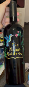 individuelle Sektflasche