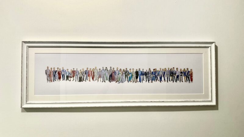 Einzigartige Hochzeitscollage als Erinnerung