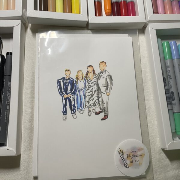 Gästezeichnungen Hochzeit