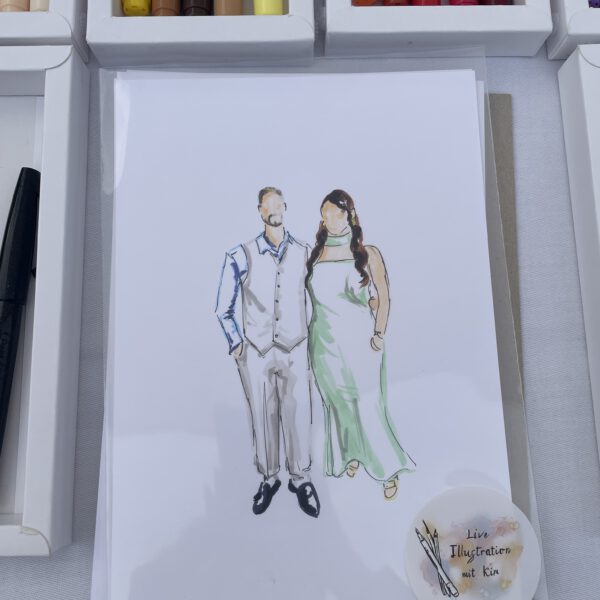 Event Illustration Firmenfeier