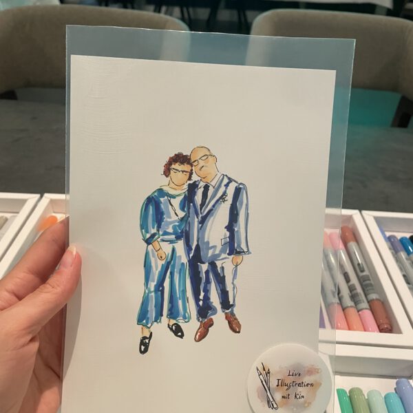 Event Illustration Firmenfeier