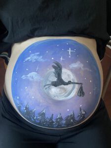 Kreative Babybauchbemalung Hamburg