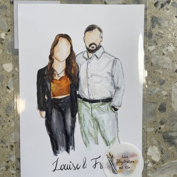 Live Illustration Hochzeit