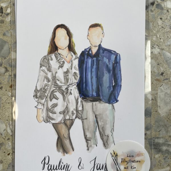 Event Illustration Firmenfeier