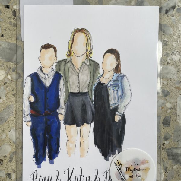 Live Illustration Hochzeit