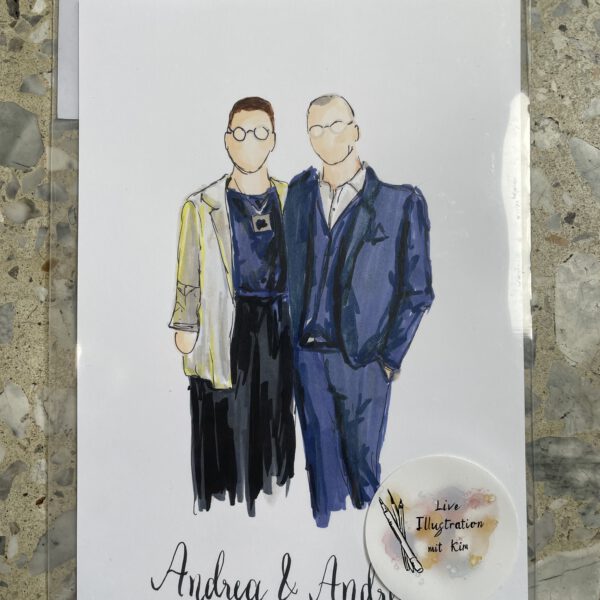 Live Illustration Hochzeit