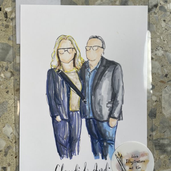 Live Illustration Hochzeit