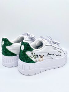 Bequeme Sneaker für die Braut am Hochzeitstag