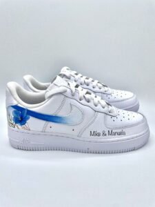 handbemalte Hochzeitssneaker