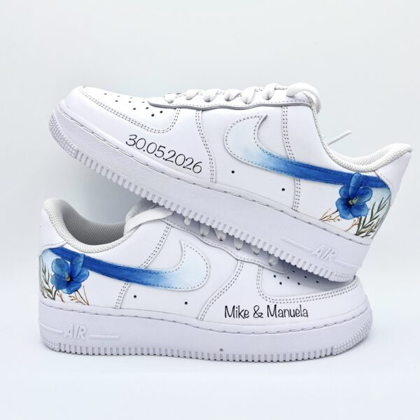 Personalisierte Hochzeitssneaker für Braut und Bräutigam