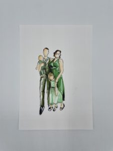 live painting wedding