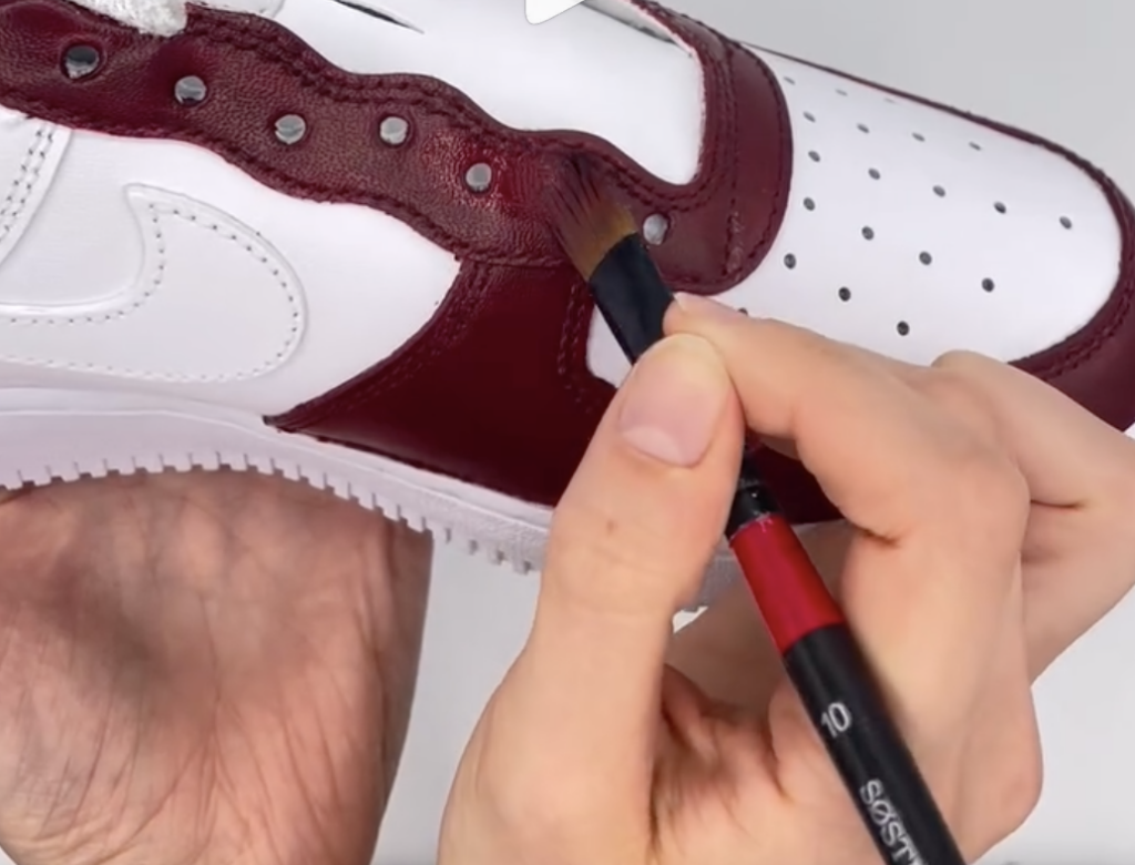 Custom Sneaker Event Art by Kim