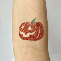 Glitzertattoos Halloween
