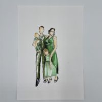 live painting wedding