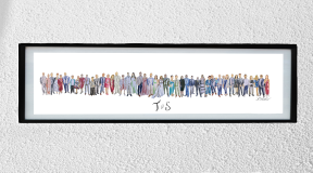 Individuelle Collage Hochzeitsgesellschaft