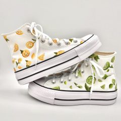 Zitronenschuhe handbemalt